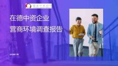 2025年在德中資企業(yè)營商環(huán)境調(diào)查報告-