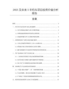 2025及未來5年灼車項(xiàng)目投資價(jià)值分析報(bào)告