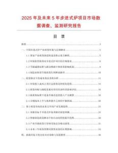 2025年及未來5年步進(jìn)式爐項(xiàng)目市場(chǎng)數(shù)據(jù)調(diào)查、監(jiān)測(cè)研究報(bào)告