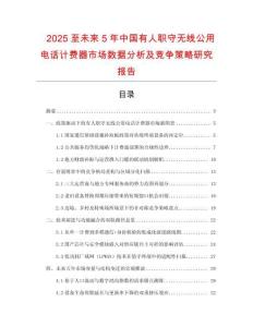2025至未來5年中國有人職守無線公用電話計費器市場數據分析及競爭策略研究報告