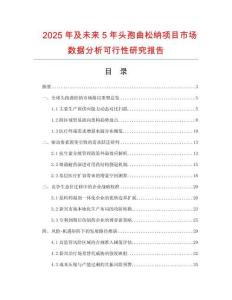 2025年及未來(lái)5年頭孢曲松納項(xiàng)目市場(chǎng)數(shù)據(jù)分析可行性研究報(bào)告