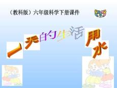 教科版六年級(jí)科學(xué)下冊(cè) -(教科版)六年級(jí)科學(xué)下冊(cè)課件_一天的生活用水_54