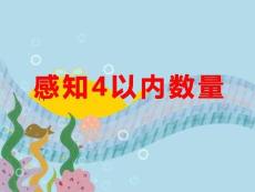 小班數學課件《感知4以內數量》課件