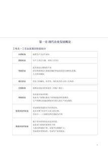 2026年中級經濟師《農業(yè)經濟》考前25頁紙