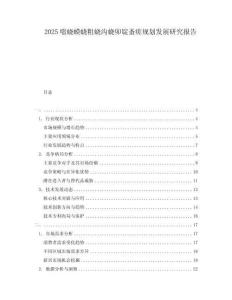 2025嗤蟯蟆蟯粗蟯溝蟯卯錠蚤瘥規劃發展研究報告