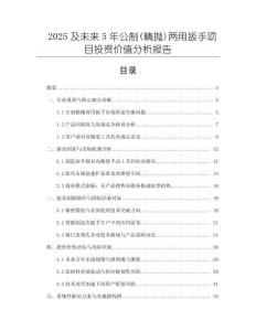 2025及未來(lái)5年公制(精拋)兩用扳手項(xiàng)目投資價(jià)值分析報(bào)告