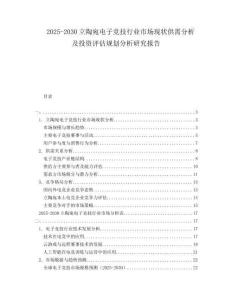 2025-2030立陶宛電子競技行業(yè)市場現(xiàn)狀供需分析及投資評估規(guī)劃分析研究報告