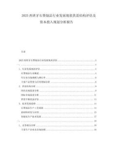 2025西班牙石墨制品行業(yè)發(fā)展現(xiàn)狀供需結(jié)構(gòu)評(píng)估及資本投入規(guī)劃分析報(bào)告