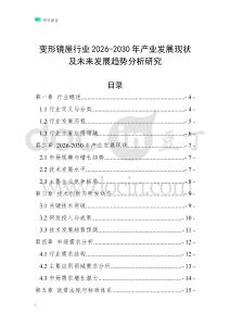 變形鏡屋行業(yè)2026-2030年產(chǎn)業(yè)發(fā)展現(xiàn)狀及未來發(fā)展趨勢(shì)分析研究