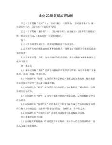 企業(yè)2025數(shù)據(jù)加密協(xié)議