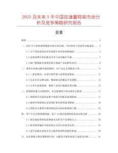 2025及未來5年中國掛墻置物架市場分析及競爭策略研究報告