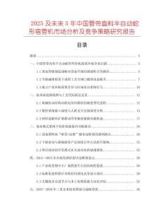 2025及未來5年中國管帶直料半自動蛇形彎管機市場分析及競爭策略研究報告