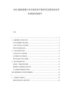 2025攝影攝像行業(yè)市場(chǎng)供需平衡研究及投資前景評(píng)估規(guī)劃發(fā)展報(bào)告