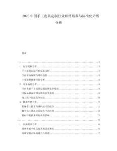 2025中國手工皮具定制行業(yè)師傅培養(yǎng)與標準化矛盾分析