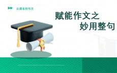 2026屆高考語(yǔ)文復(fù)習(xí)：賦能作文之妙用整句+課件