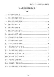 全業務系統貫通數智方案