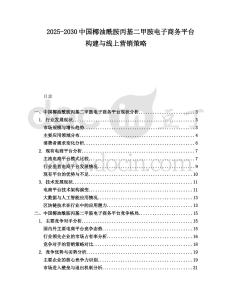 2025-2030中國椰油酰胺丙基二甲胺電子商務(wù)平臺構(gòu)建與線上營銷策略