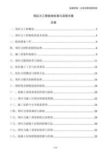 預(yù)應(yīng)力工程驗收標準與流程方案