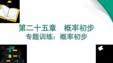 專題訓(xùn)練：概率初步