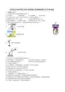 四川省泸州市江阳区分水岭学校2025-2026学年九年级上学期第三次月考物理试卷　
