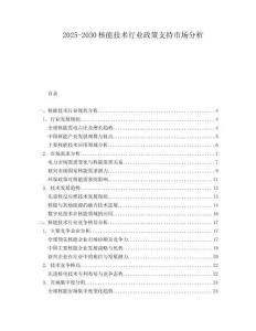 2025-2030核能技術行業政策支持市場分析