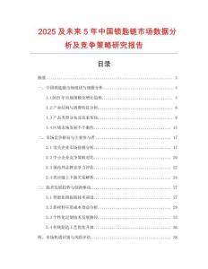 2025及未來5年中國鎖匙鏈?zhǔn)袌鰯?shù)據(jù)分析及競爭策略研究報(bào)告
