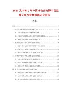 2025及未來5年中國沖擊夯夯腳市場數據分析及競爭策略研究報告