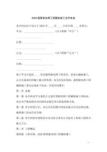 2025版智能电网工程截桩施工合作协议