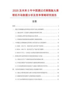 2025及未來5年中國通過式鋼瓶拋丸清理機(jī)市場數(shù)據(jù)分析及競爭策略研究報告