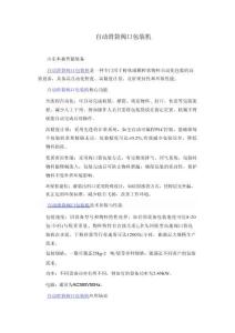 自動滑袋閥口包裝機