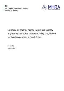 MHRA Human-Factors_Medical-Devices_v2.0