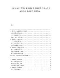 2025-2030圣馬力諾旅游業(yè)市場現狀分析及小型國家旅游品牌建設與發(fā)展策略