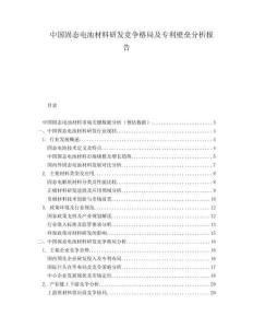 中國固態(tài)電池材料研發(fā)競爭格局及專利壁壘分析報告