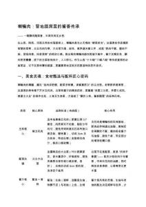 喇嘛肉：晋地筵席里的酱香传承