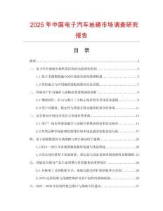 2025年中國(guó)電子汽車地磅市場(chǎng)調(diào)查研究報(bào)告