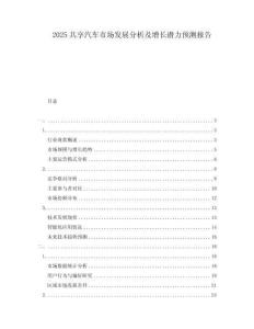 2025共享汽車市場發(fā)展分析及增長潛力預(yù)測報告