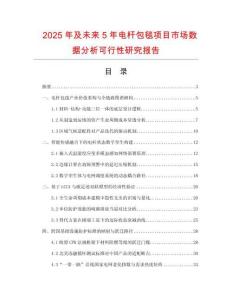 2025年及未來5年電桿包毯項目市場數(shù)據(jù)分析可行性研究報告