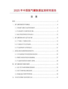 2025年中國脫氣罐數(shù)據(jù)監(jiān)測研究報告