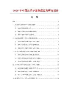2025年中国拉手护套数据监测研究报告