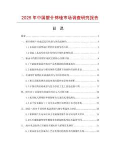 2025年中國塑什錦銼市場調(diào)查研究報告