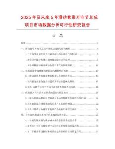 2025年及未來(lái)5年滑動(dòng)套帶萬(wàn)向節(jié)總成項(xiàng)目市場(chǎng)數(shù)據(jù)分析可行性研究報(bào)告