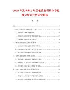 2025年及未來5年壓敏信封項(xiàng)目市場數(shù)據(jù)分析可行性研究報(bào)告