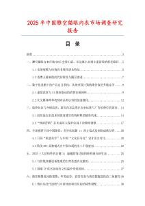 2025年中国雕空猫眼内衣市场调查研究报告