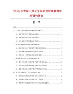 2025年中國三線交叉電纜保護套數據監測研究報告