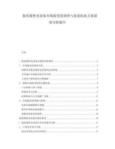 氮化镓快充设备市场接受度调查与渠道拓展方案深度分析报告