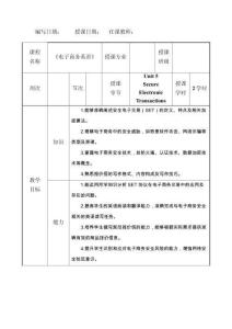 電子商務英語Unit 5　教案