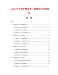 2025年中國(guó)多棱型警燈數(shù)據(jù)監(jiān)測(cè)研究報(bào)告