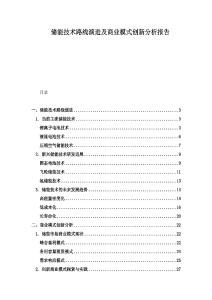 儲能技術路線演進及商業模式創新分析報告