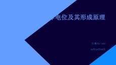 動作電位及其形成原理