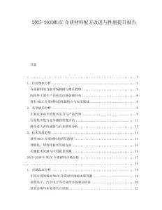 2025-2030MLCC介質(zhì)材料配方改進(jìn)與性能提升報(bào)告
